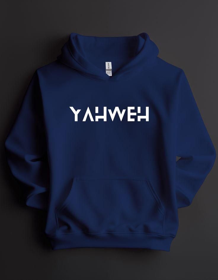 Yahweh Hoodie Blue